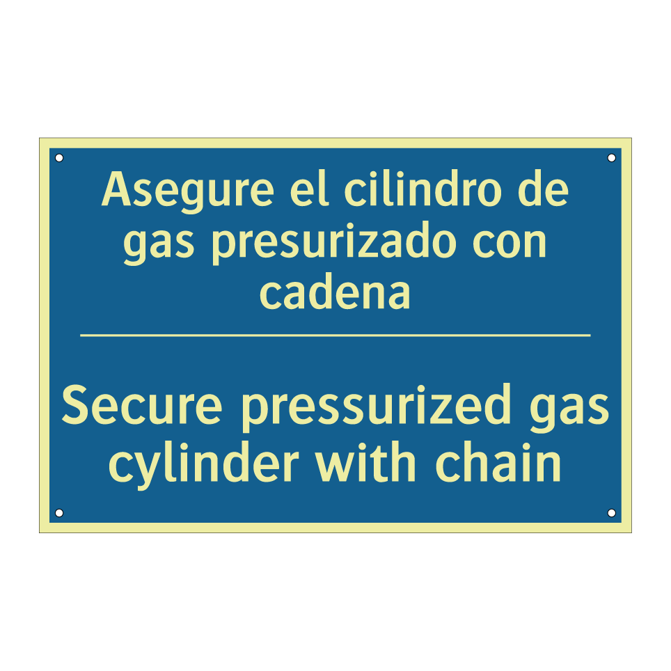 Asegure el cilindro de gas presurizado  /.../ - Secure pressurized gas cylinder  /.../