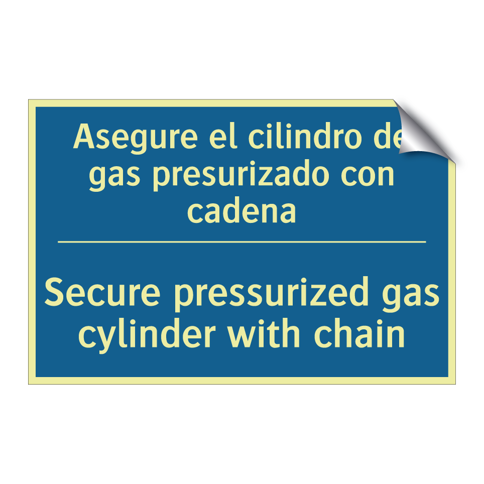Asegure el cilindro de gas presurizado  /.../ - Secure pressurized gas cylinder  /.../