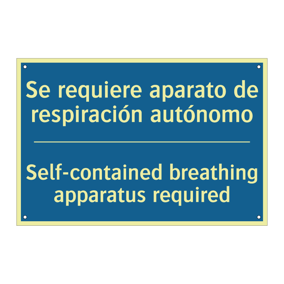 Se requiere aparato de respiración  /.../ - Self-contained breathing apparatus  /.../