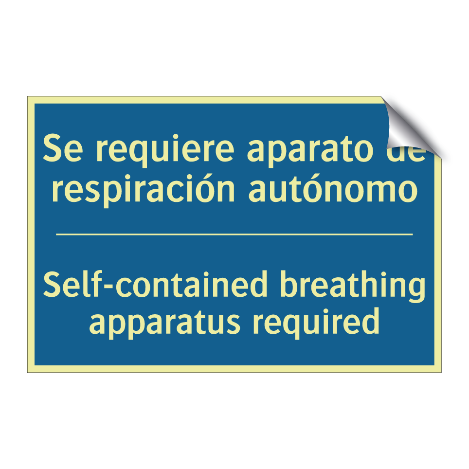 Se requiere aparato de respiración  /.../ - Self-contained breathing apparatus  /.../