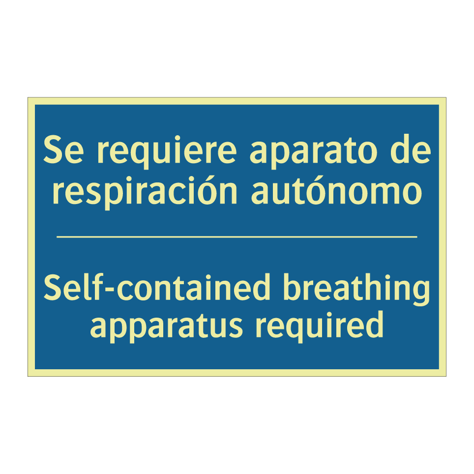 Se requiere aparato de respiración  /.../ - Self-contained breathing apparatus  /.../