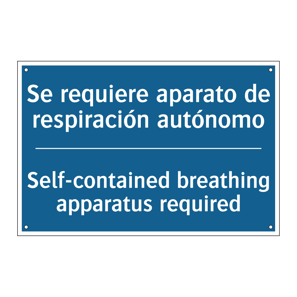 Se requiere aparato de respiración  /.../ - Self-contained breathing apparatus  /.../