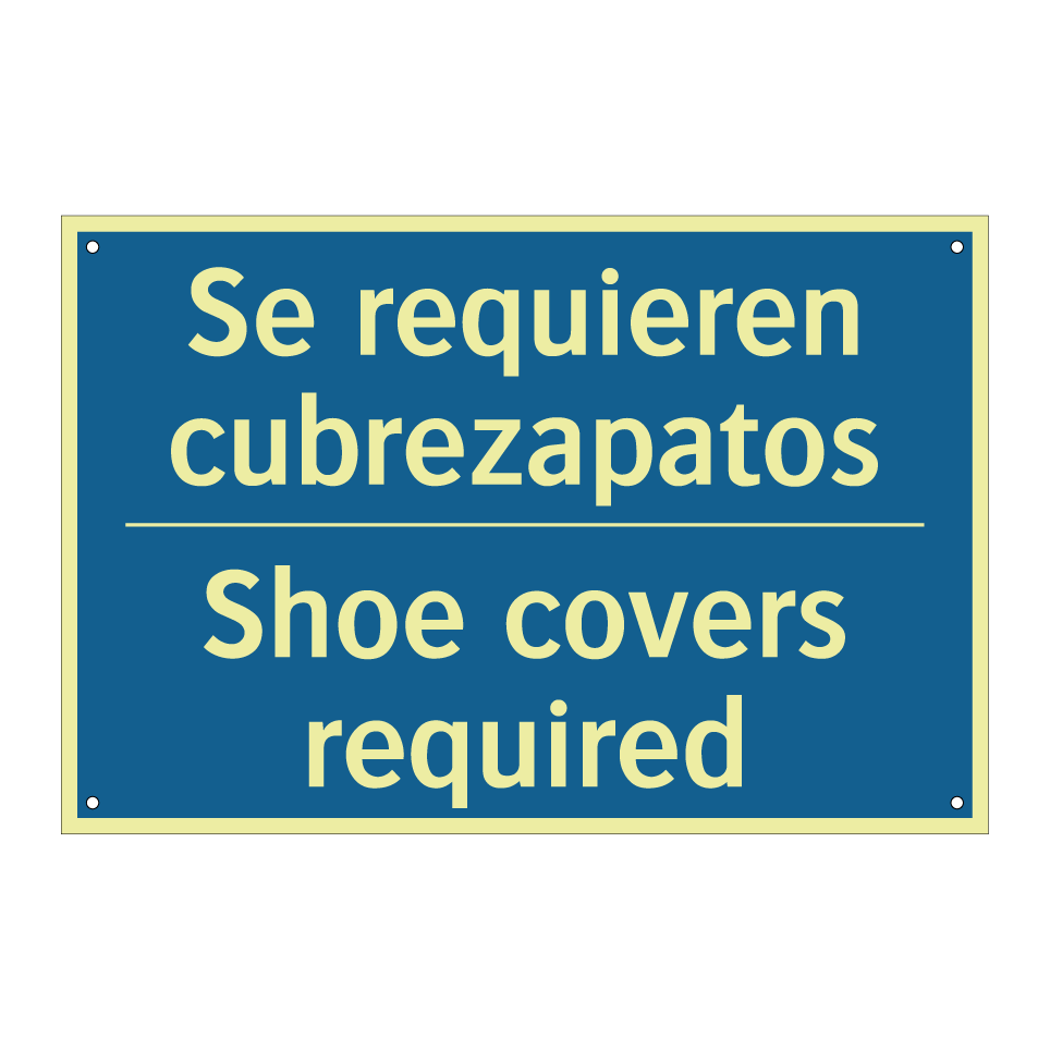 Se requieren cubrezapatos - Shoe covers required