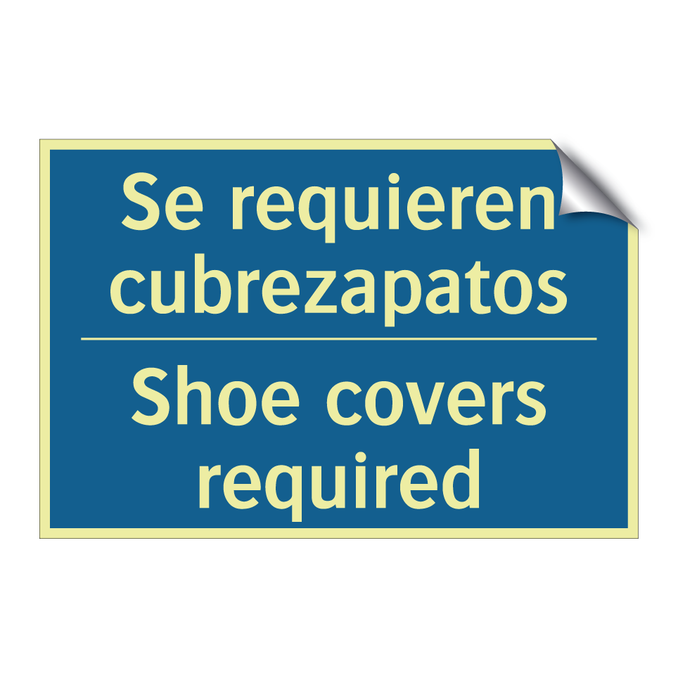 Se requieren cubrezapatos - Shoe covers required