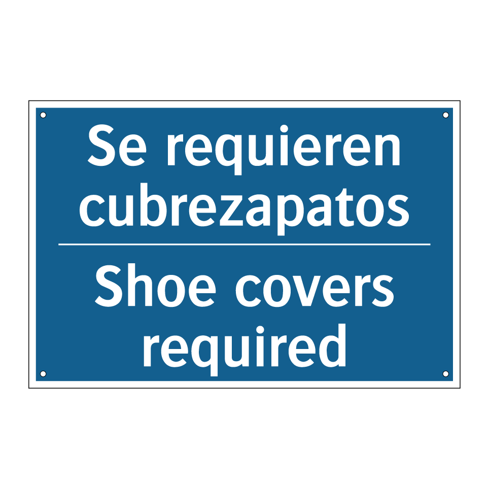 Se requieren cubrezapatos - Shoe covers required