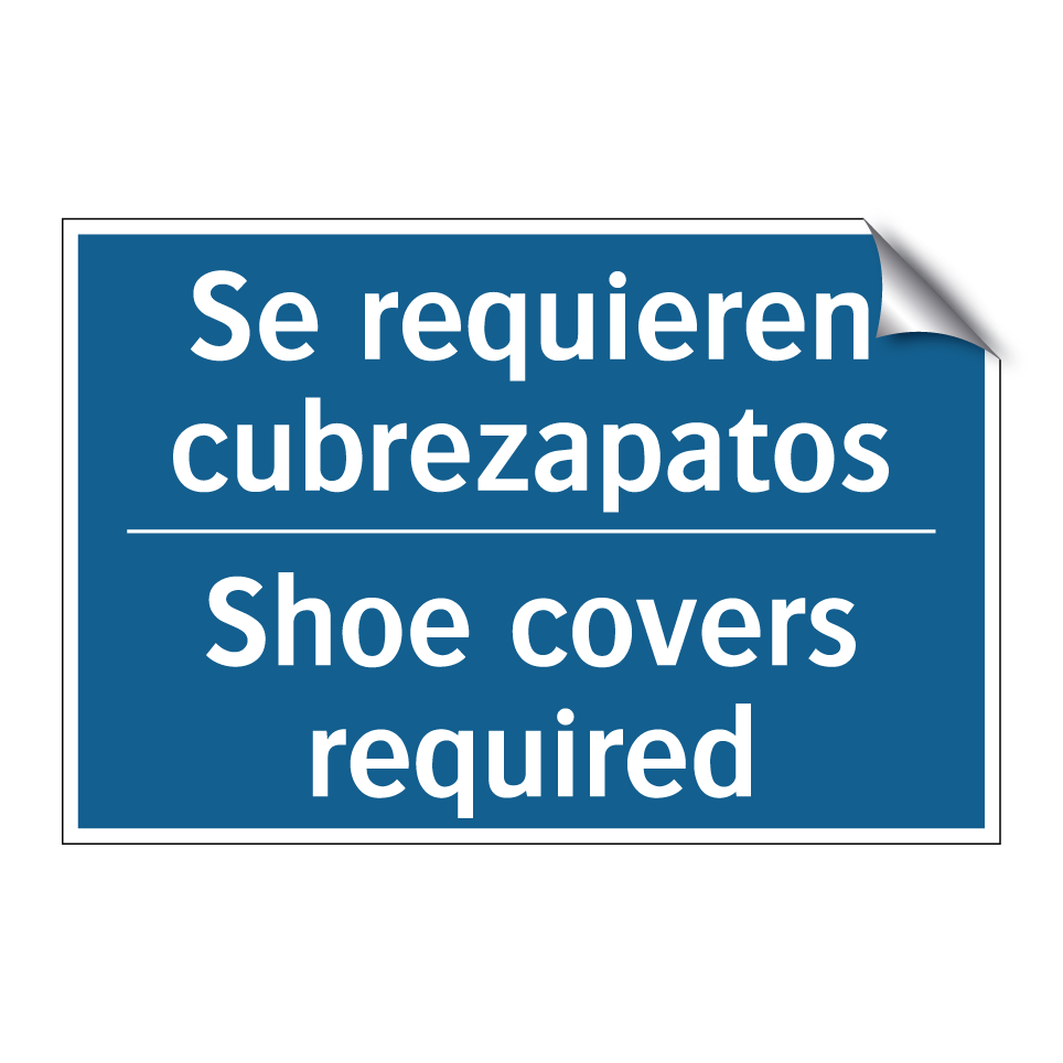 Se requieren cubrezapatos - Shoe covers required