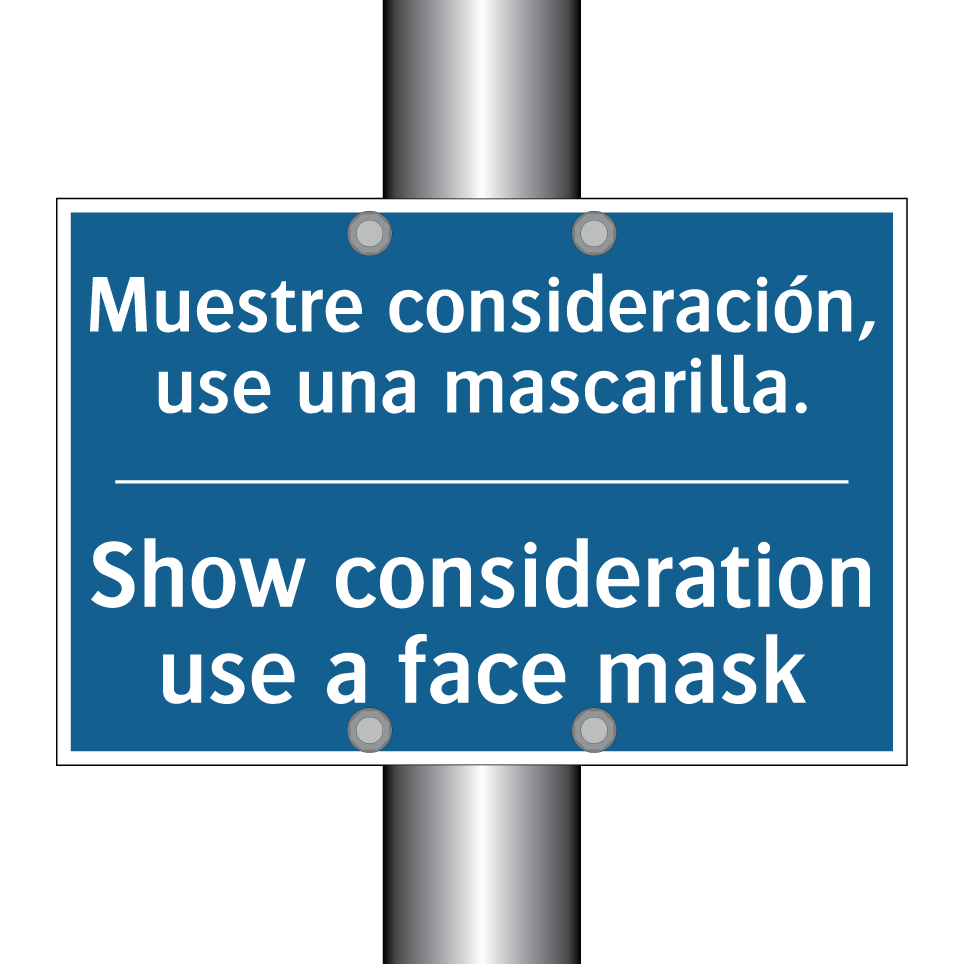 Muestre consideración, use una  /.../ - Show consideration use a face  /.../