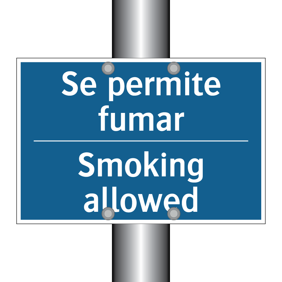 Se permite fumar - Smoking allowed