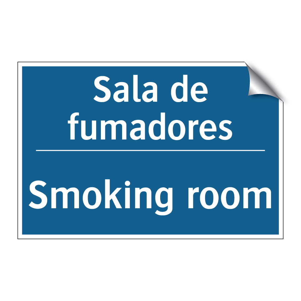 Sala de fumadores - Smoking room