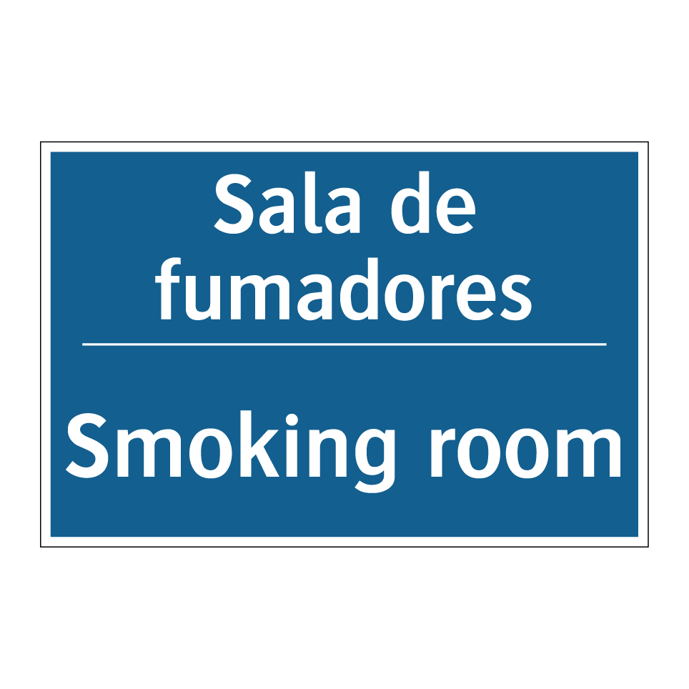 Sala de fumadores - Smoking room