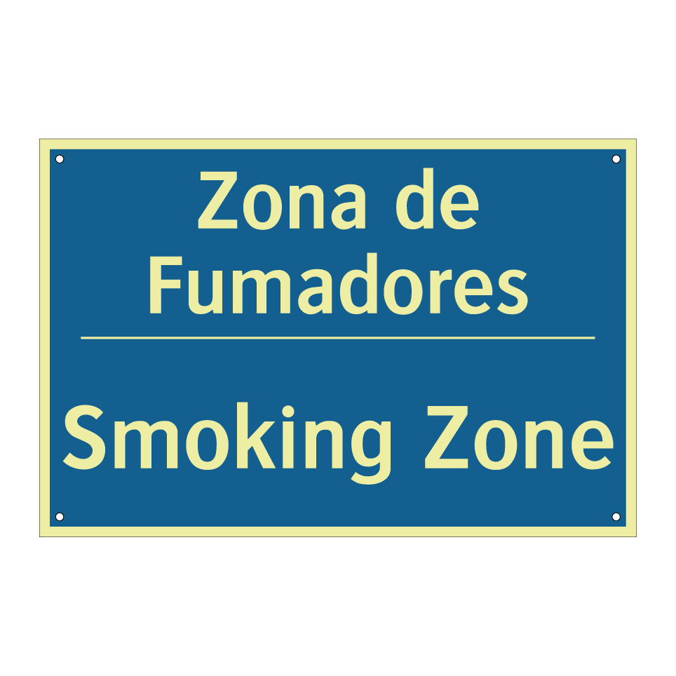 Zona de Fumadores - Smoking Zone