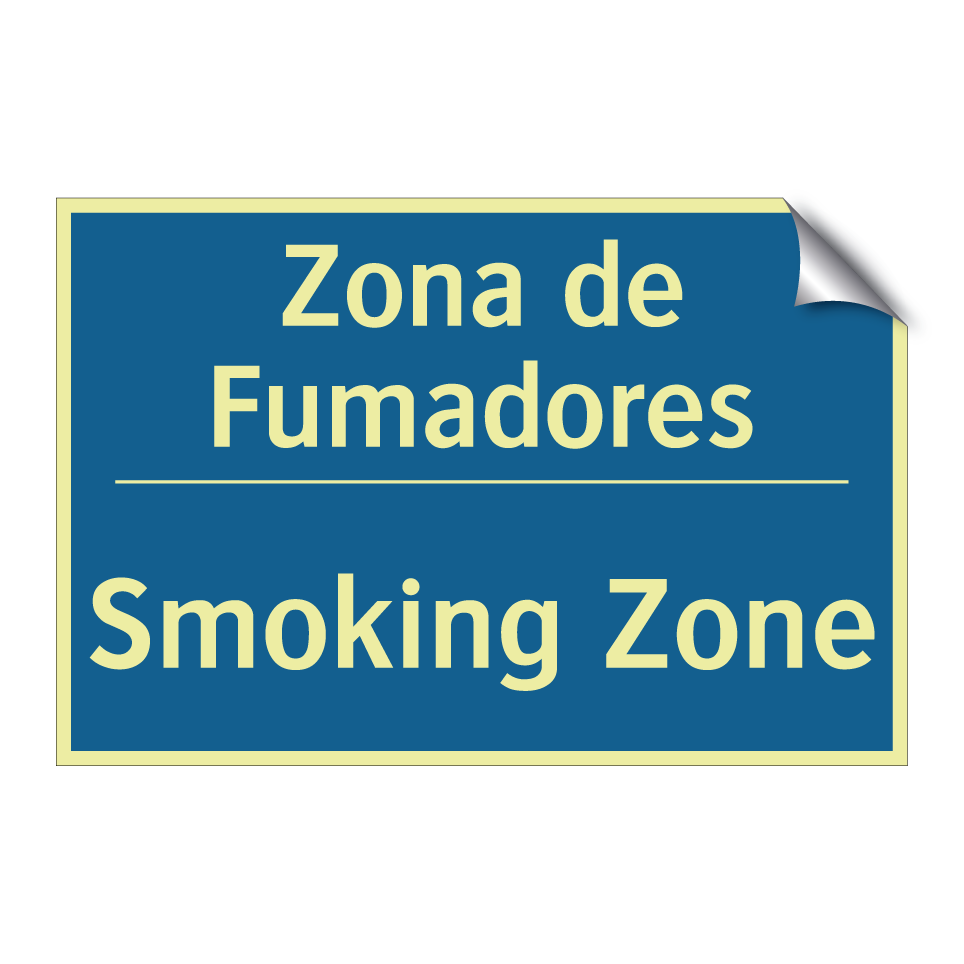 Zona de Fumadores - Smoking Zone