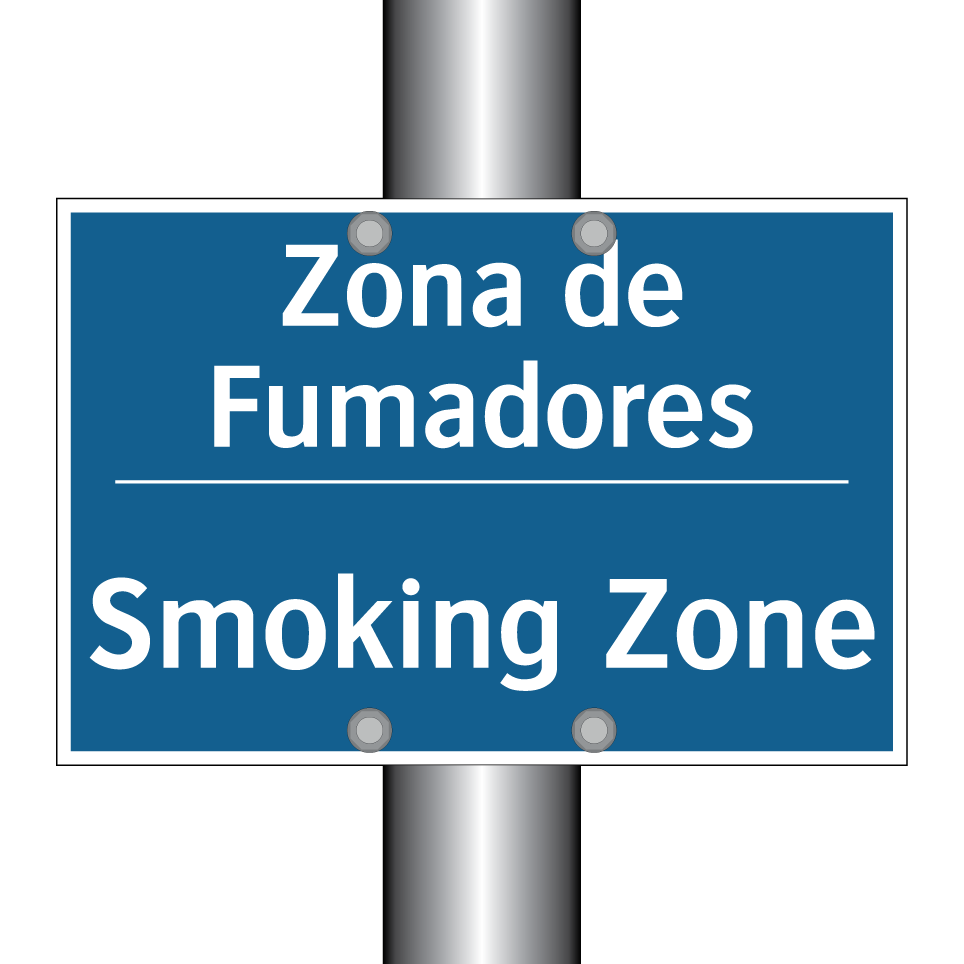 Zona de Fumadores - Smoking Zone