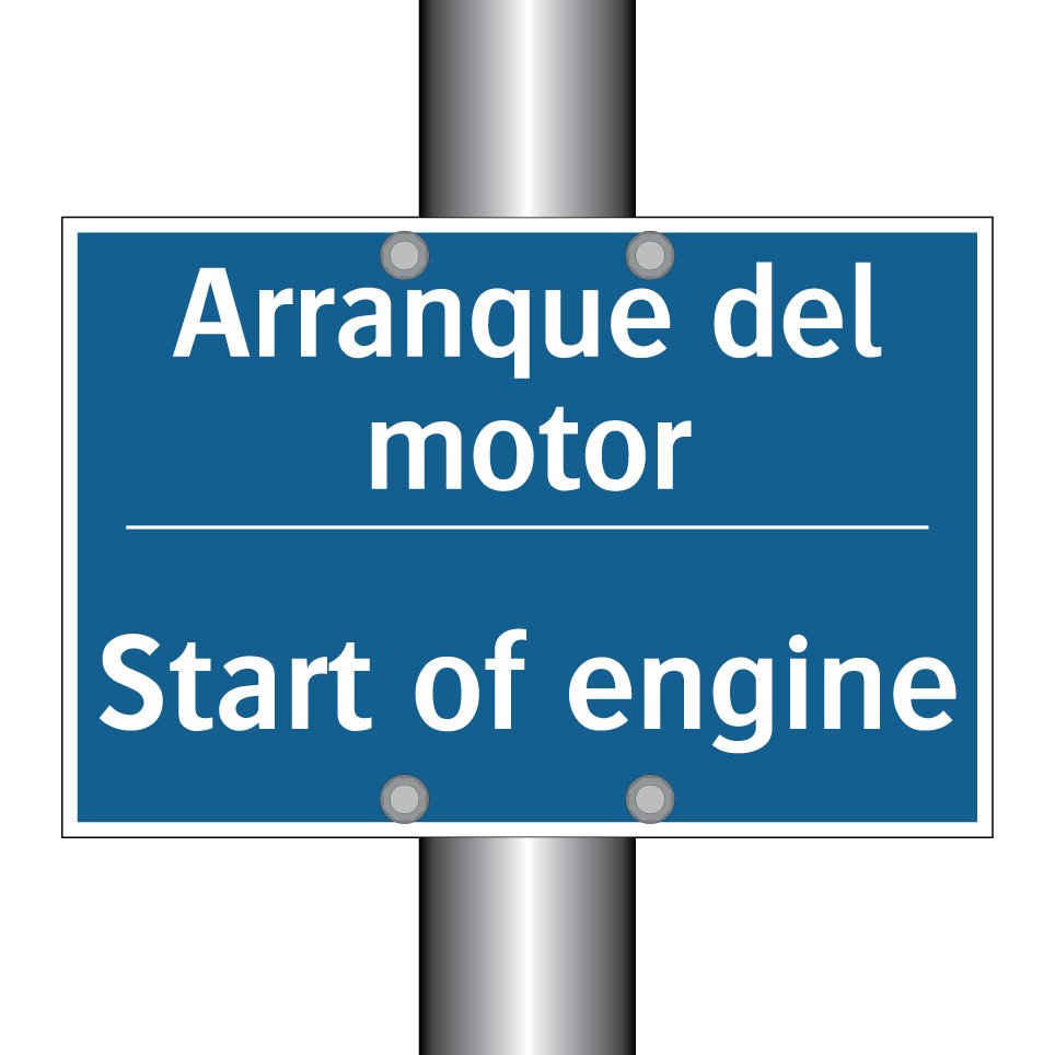 Arranque del motor - Start of engine