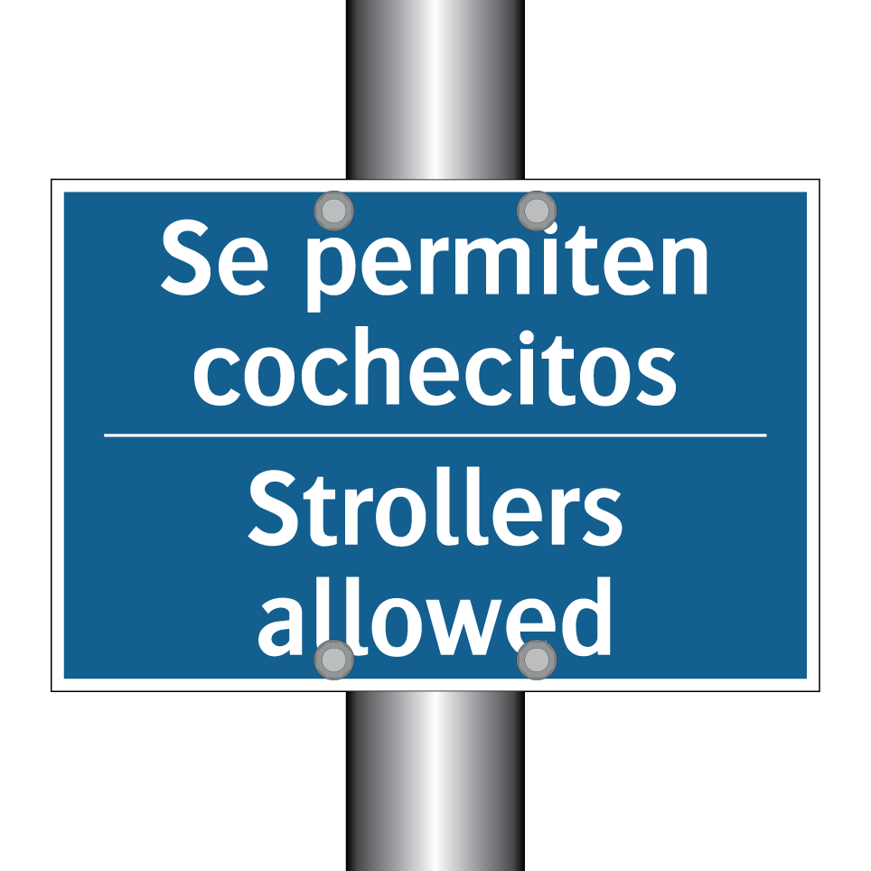 Se permiten cochecitos - Strollers allowed