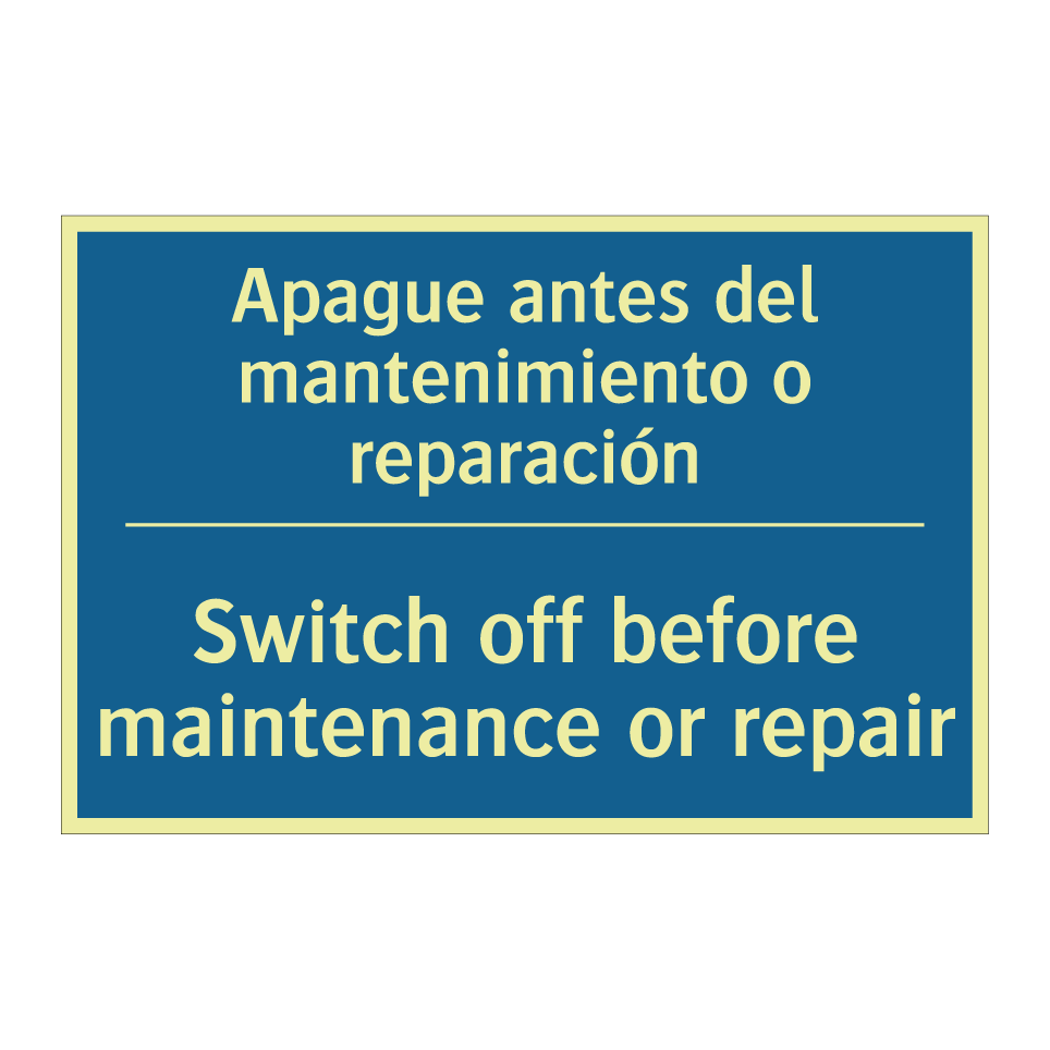 Apague antes del mantenimiento  /.../ - Switch off before maintenance  /.../