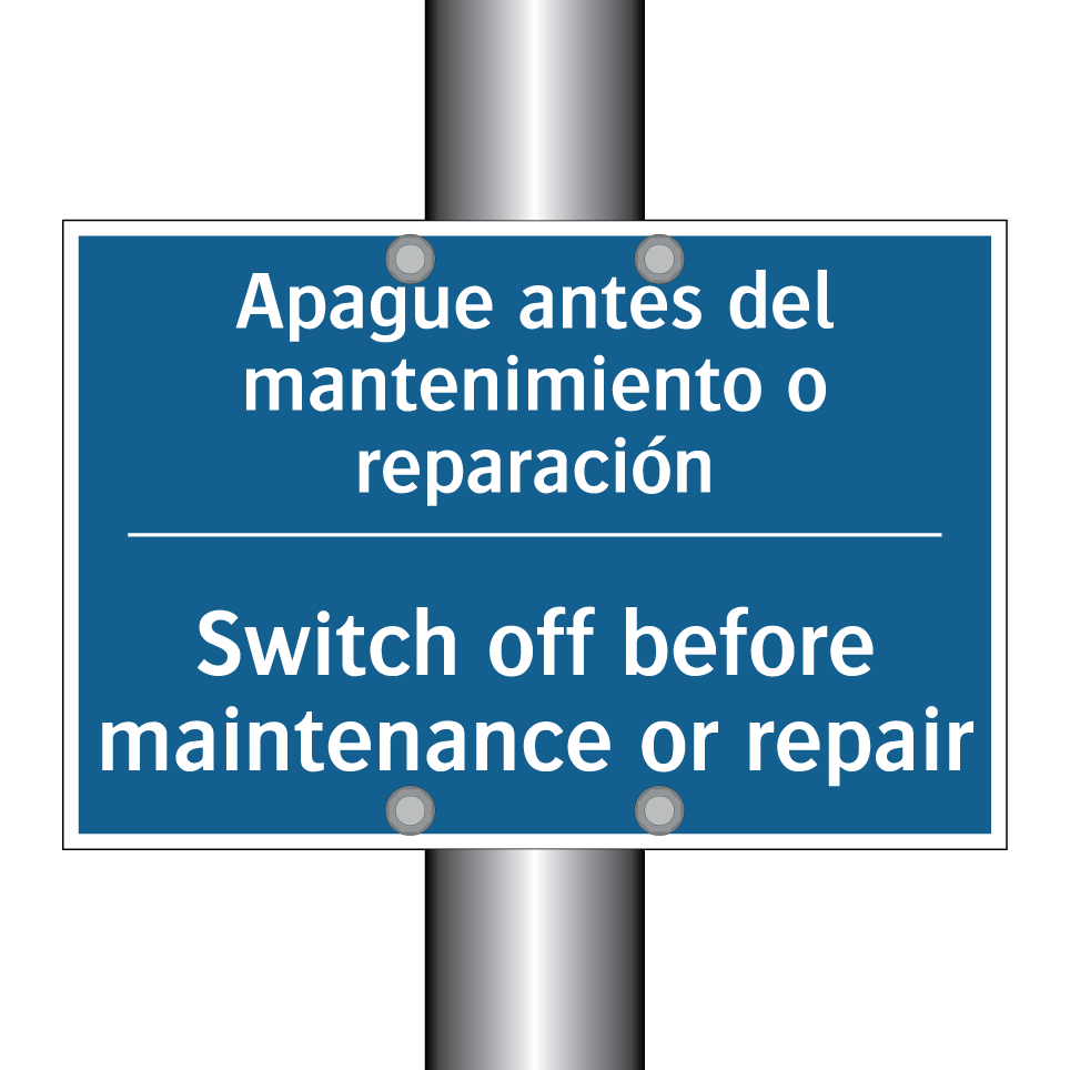 Apague antes del mantenimiento  /.../ - Switch off before maintenance  /.../