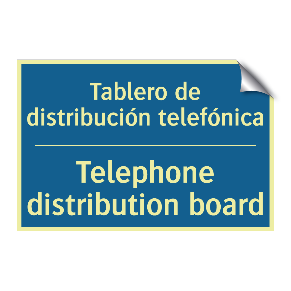 Tablero de distribución telefónica /.../ - Telephone distribution board