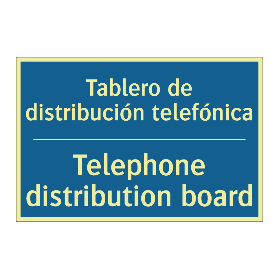 Tablero de distribución telefónica /.../ - Telephone distribution board