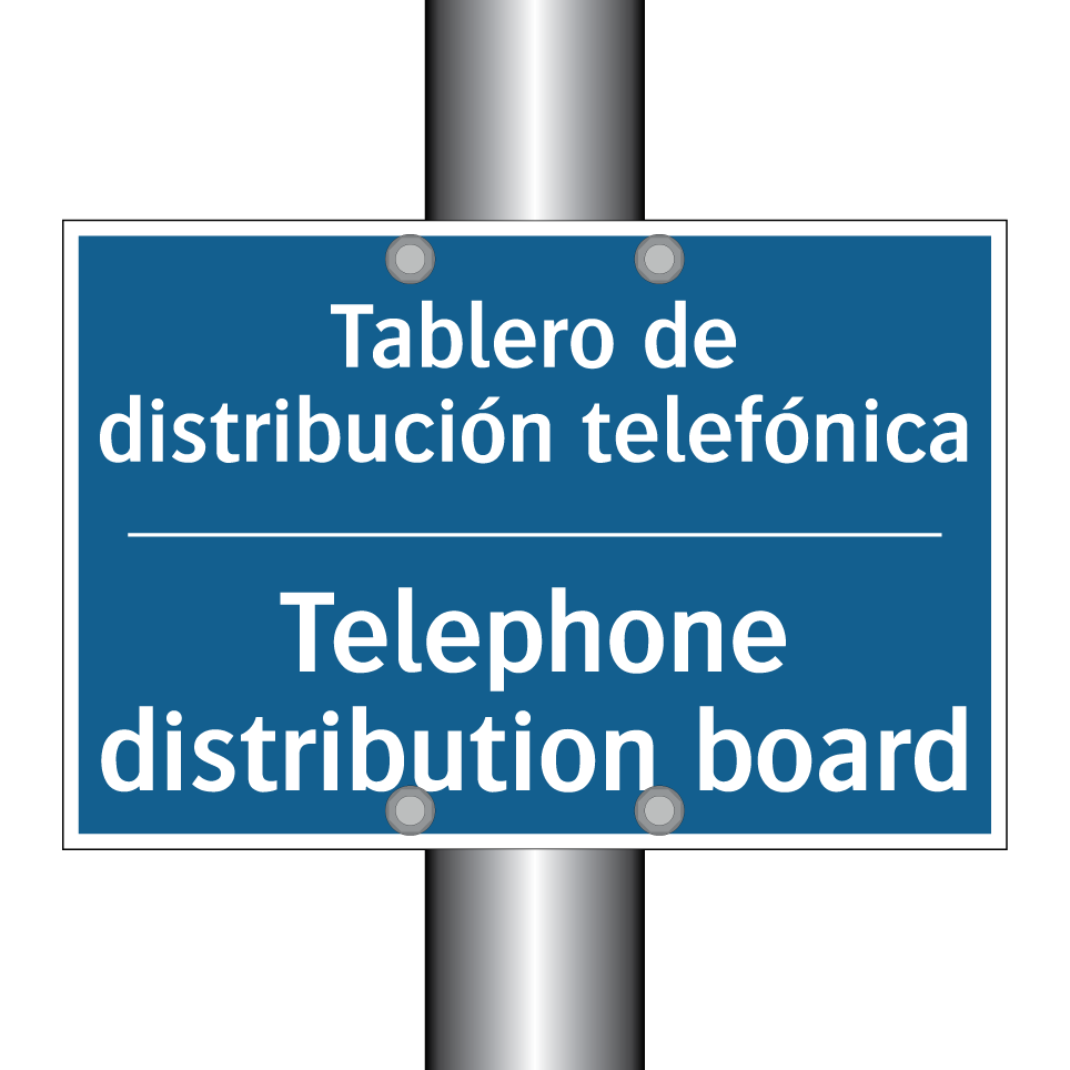 Tablero de distribución telefónica /.../ - Telephone distribution board
