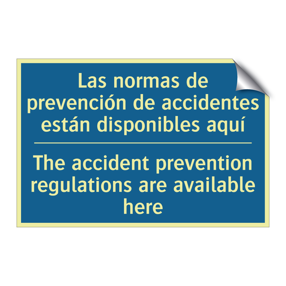 Las normas de prevención de accidentes  /.../ - The accident prevention regulations  /.../