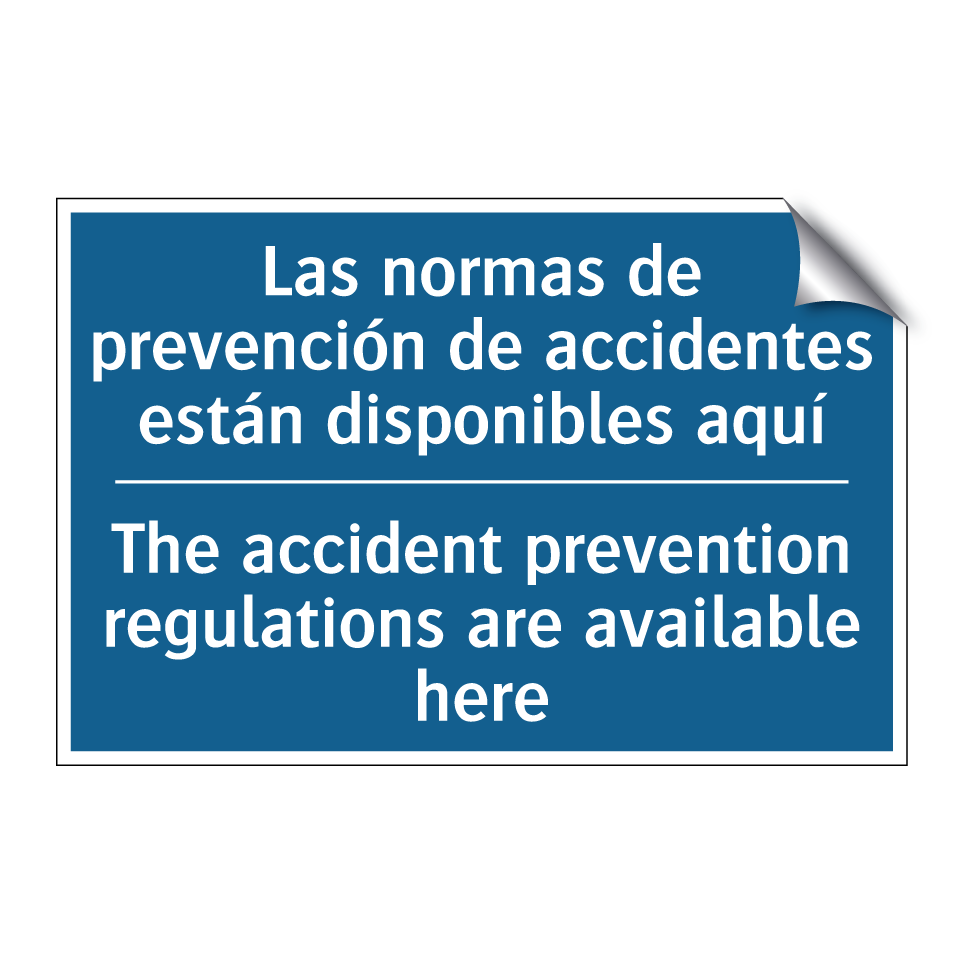 Las normas de prevención de accidentes  /.../ - The accident prevention regulations  /.../