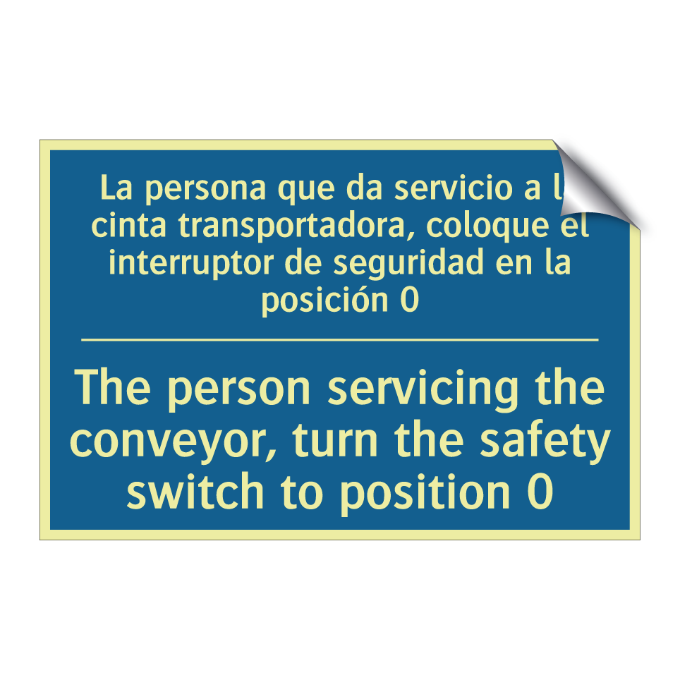 La persona que da servicio a la  /.../ - The person servicing the conveyor,  /.../
