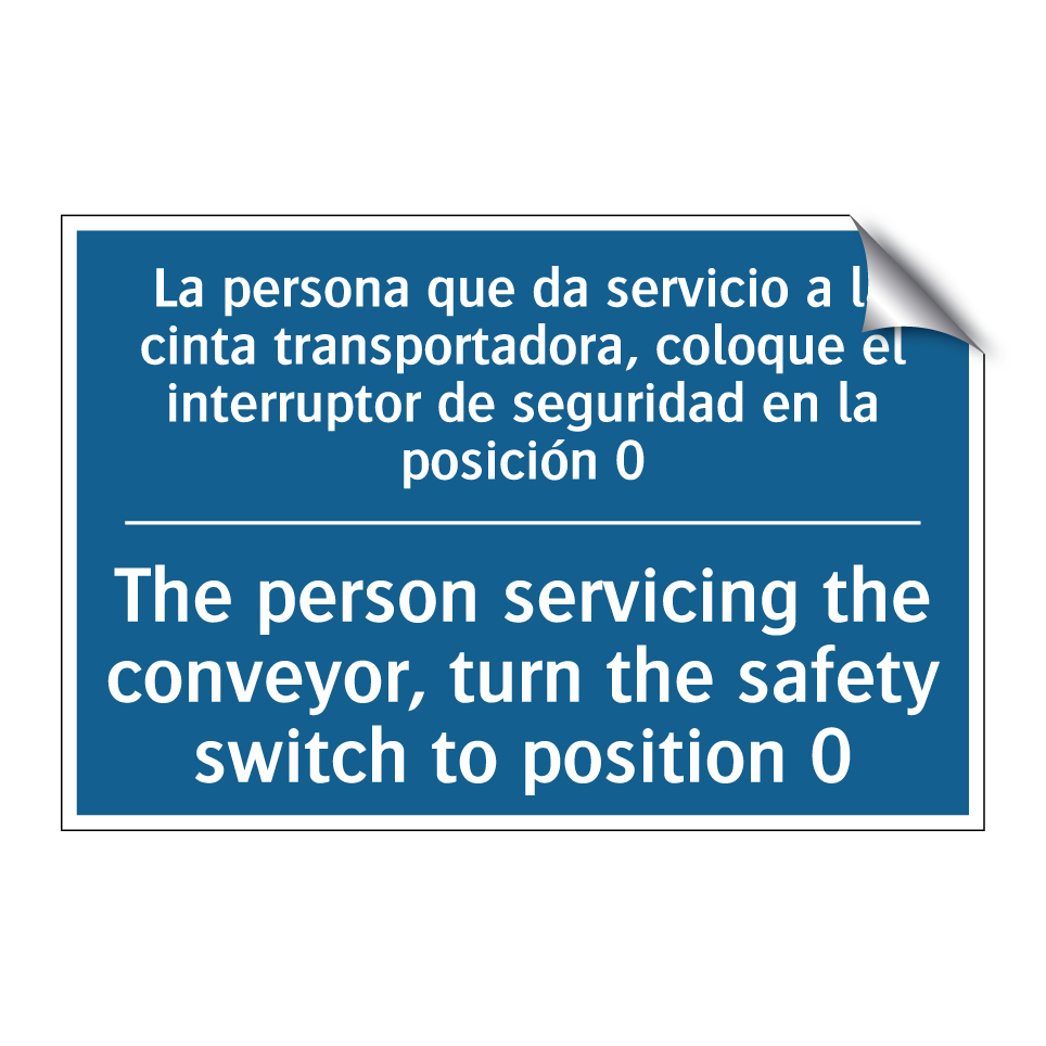 La persona que da servicio a la  /.../ - The person servicing the conveyor,  /.../