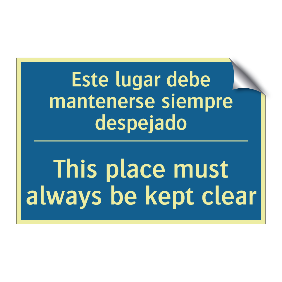 Este lugar debe mantenerse siempre  /.../ - This place must always be kept  /.../