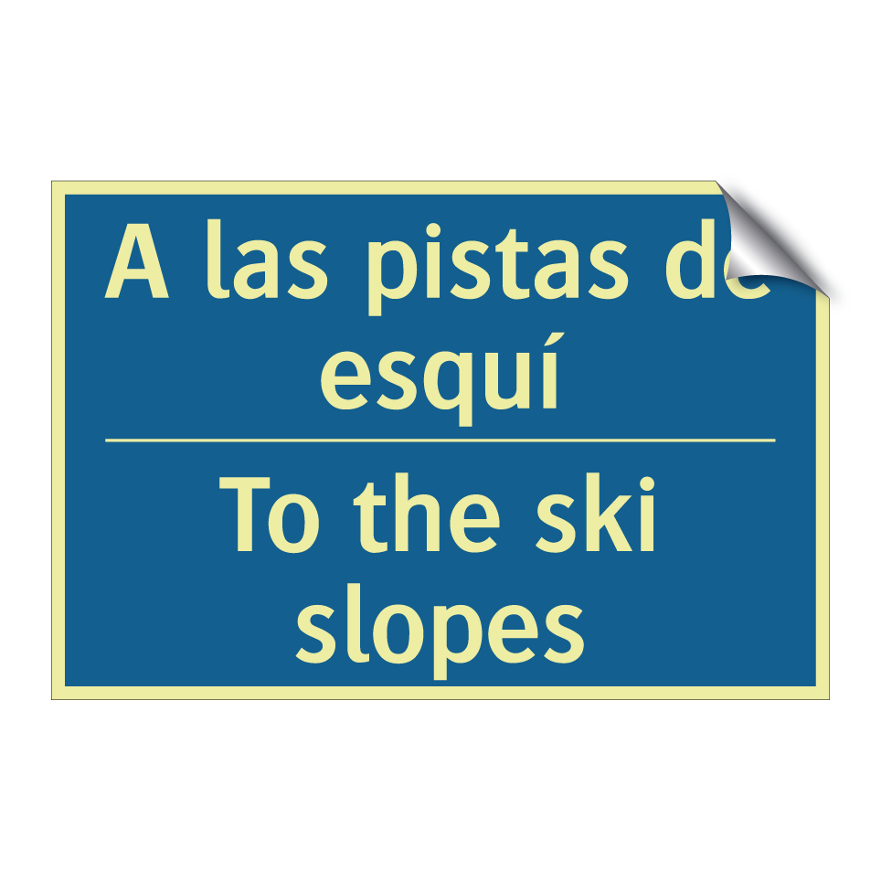 A las pistas de esquí - To the ski slopes