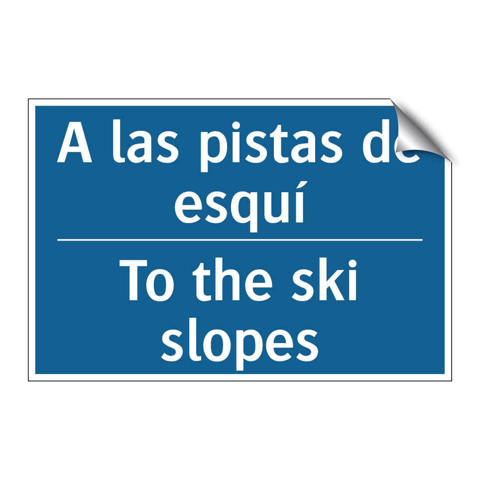 A las pistas de esquí - To the ski slopes
