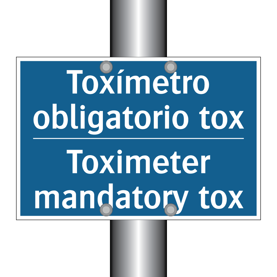 Toxímetro obligatorio tox - Toximeter mandatory tox
