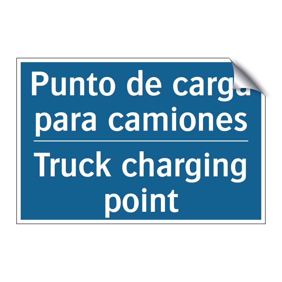 Punto de carga para camiones - Truck charging point