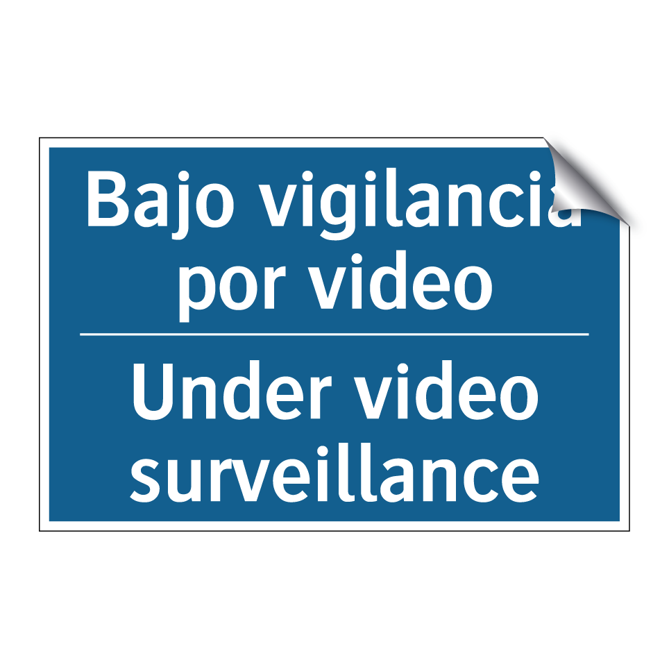 Bajo vigilancia por video - Under video surveillance