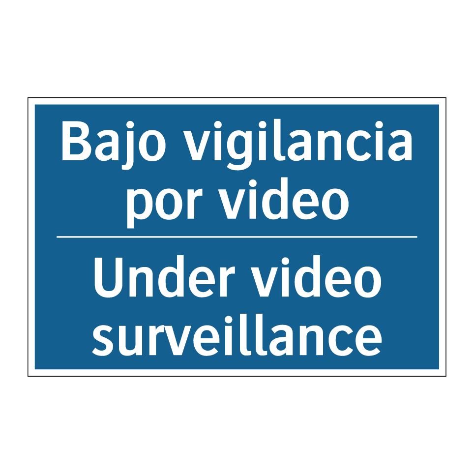 Bajo vigilancia por video - Under video surveillance