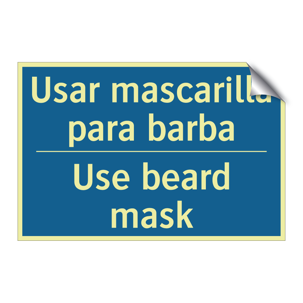 Usar mascarilla para barba - Use beard mask