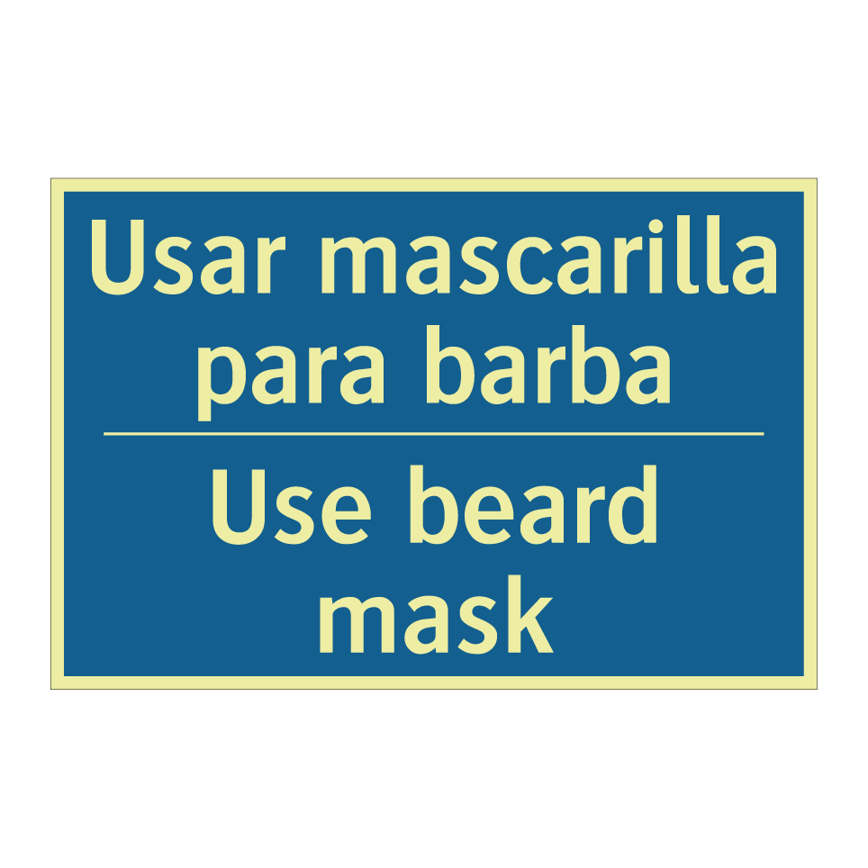 Usar mascarilla para barba - Use beard mask