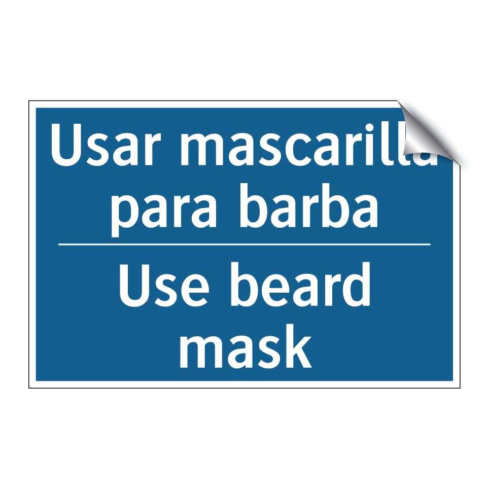 Usar mascarilla para barba - Use beard mask