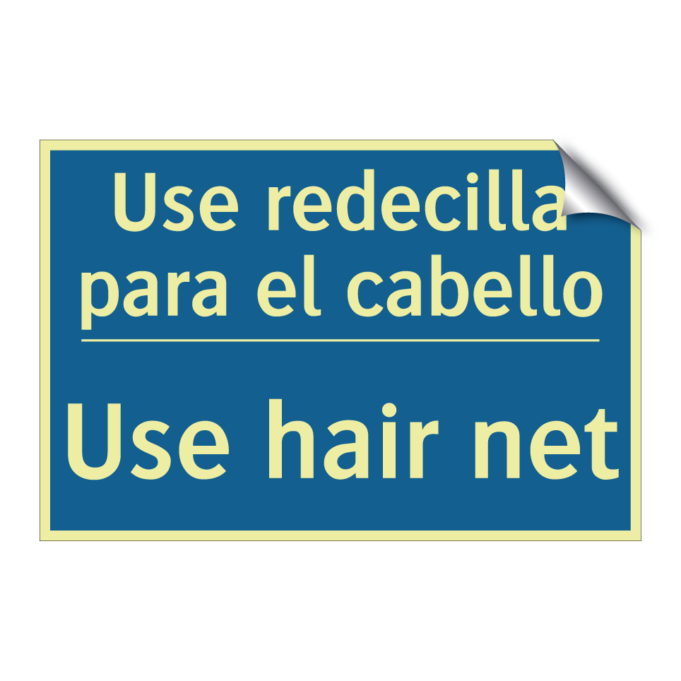 Use redecilla para el cabello - Use hair net