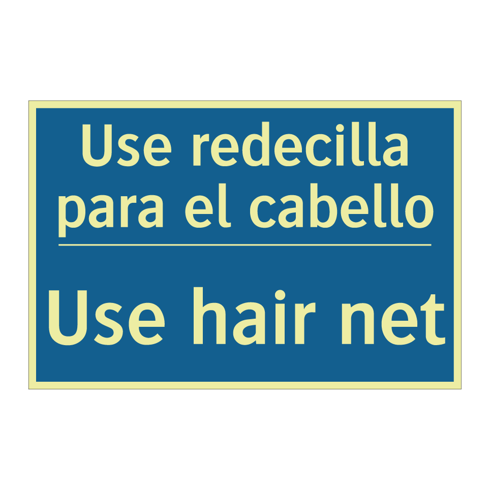 Use redecilla para el cabello - Use hair net