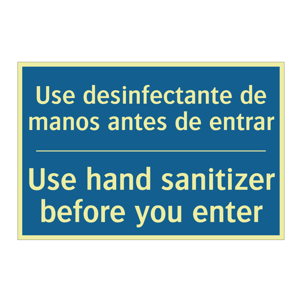 Use desinfectante de manos antes  /.../ - Use hand sanitizer before you  /.../