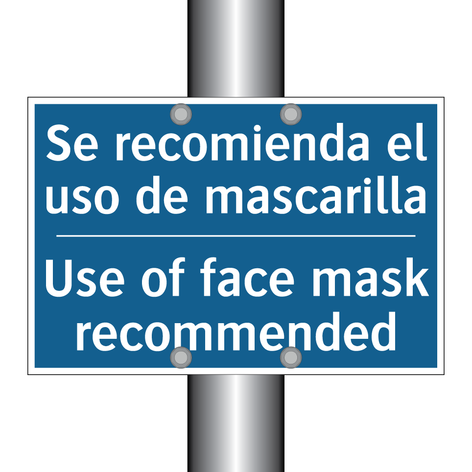 Se recomienda el uso de mascarilla /.../ - Use of face mask recommended