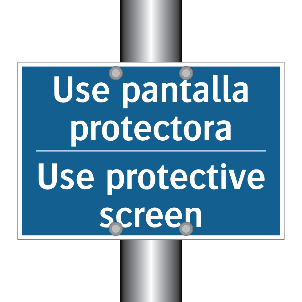 Use pantalla protectora - Use protective screen