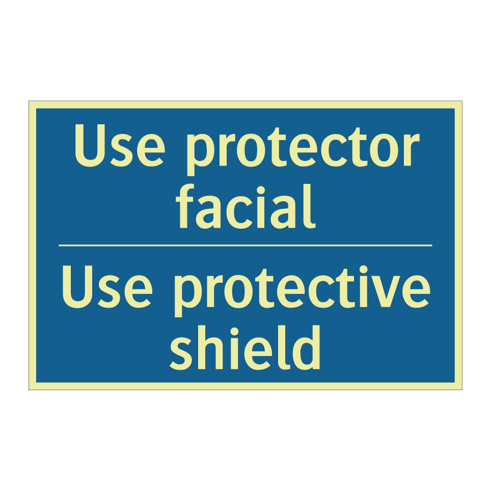Use protector facial - Use protective shield