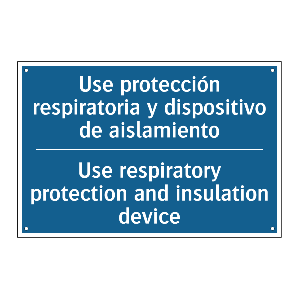 Use protección respiratoria y  /.../ - Use respiratory protection and  /.../