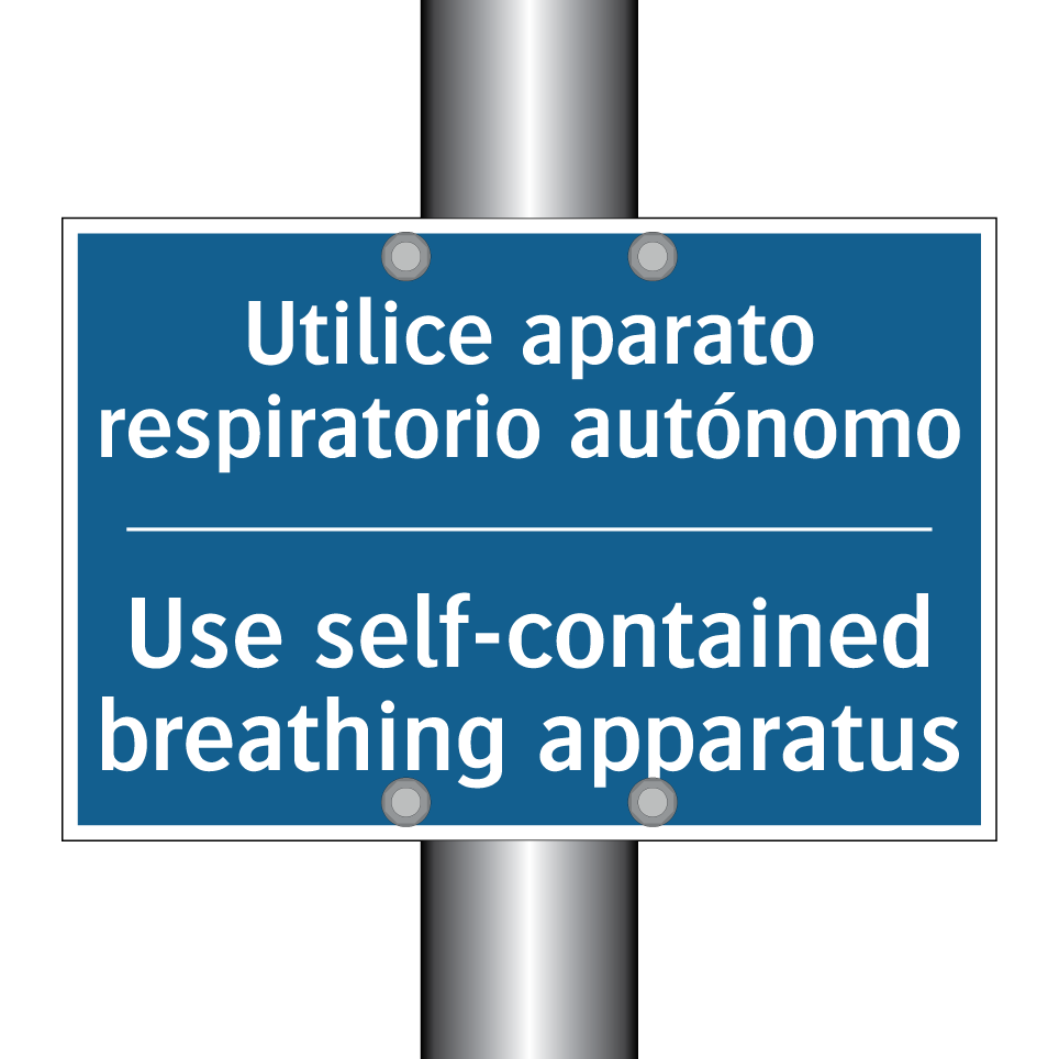 Utilice aparato respiratorio autónomo /.../ - Use self-contained breathing apparatus /.../