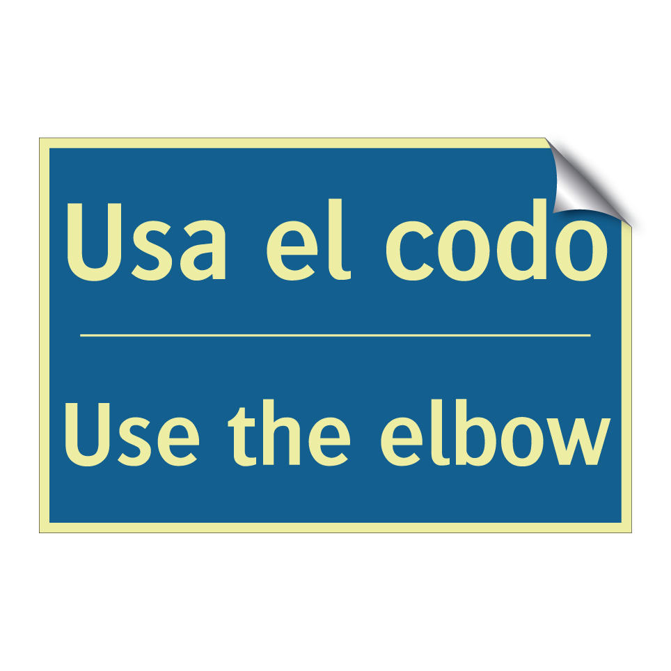 Usa el codo - Use the elbow