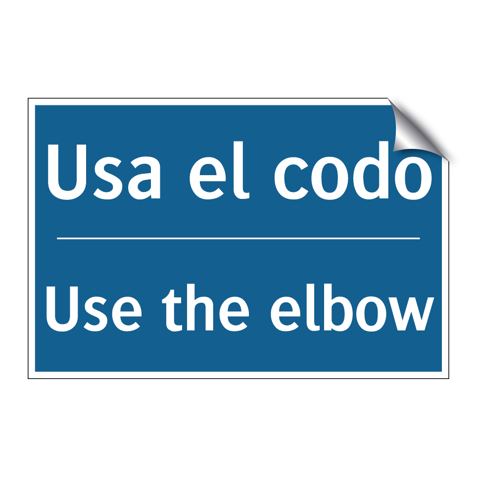 Usa el codo - Use the elbow