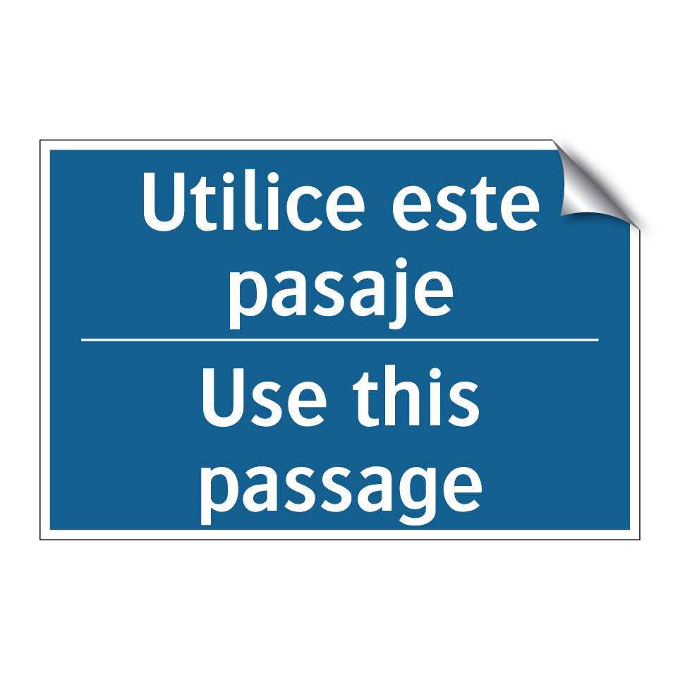Utilice este pasaje - Use this passage