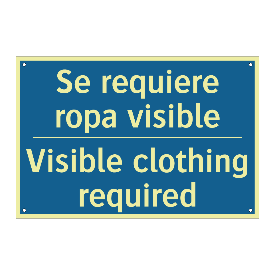 Se requiere ropa visible - Visible clothing required
